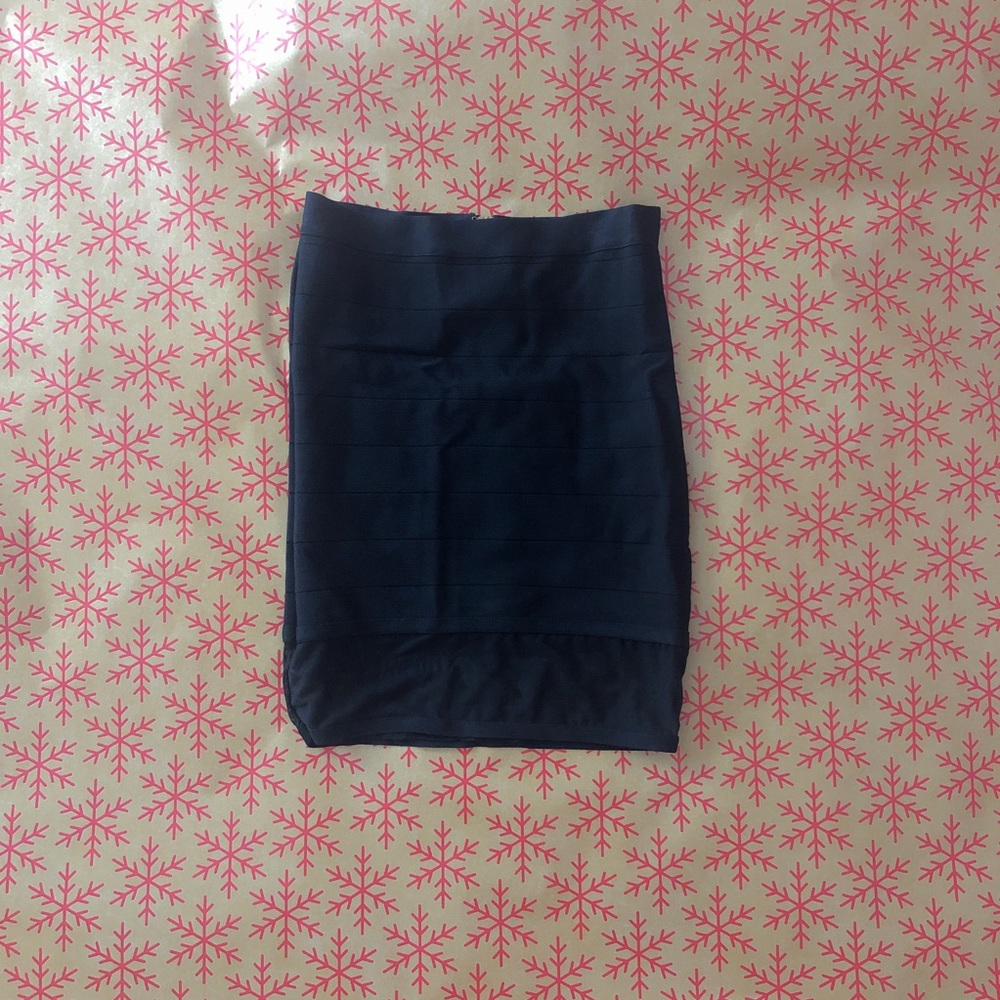 Bebe Mesh and Bandage Skirt